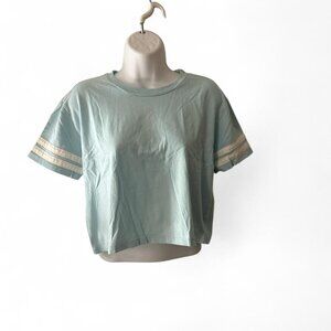 Hollister Co. Women's Blue Crop-top